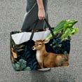 thumbnail image 7 of Deer Large Capacity Reusable Foldable Oxford Cloth Grocery Bags: Multifunctional Storage and Easter Basket, 7 of 7