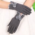 thumbnail image 3 of Womens Gloves Winter Touch Screen Texting Gloves for Women Fleece Lined Thick Warm Gloves, 3 of 7