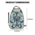 thumbnail image 6 of Goofa Butterflies Skull Bows Pattern Car Back Seat Protector for Kids (2 Pack) ,Anti-kick Storage Mat for Car Seats,Shields from Footprints, 6 of 6