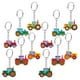 thumbnail image 5 of 12 llaveros de tractor de granja de dibujos animados. Llavero adorable para fiestas infantiles de temporada de cosecha. Decoración para mochilas y llaves. Ideal para fiestas de cumpleaños., 5 of 7