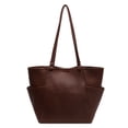 thumbnail image 1 of Bolso Mano para Mujer Cuero Vegano Gran Capacidad Hombro PU Al Aire Libre, 1 of 9
