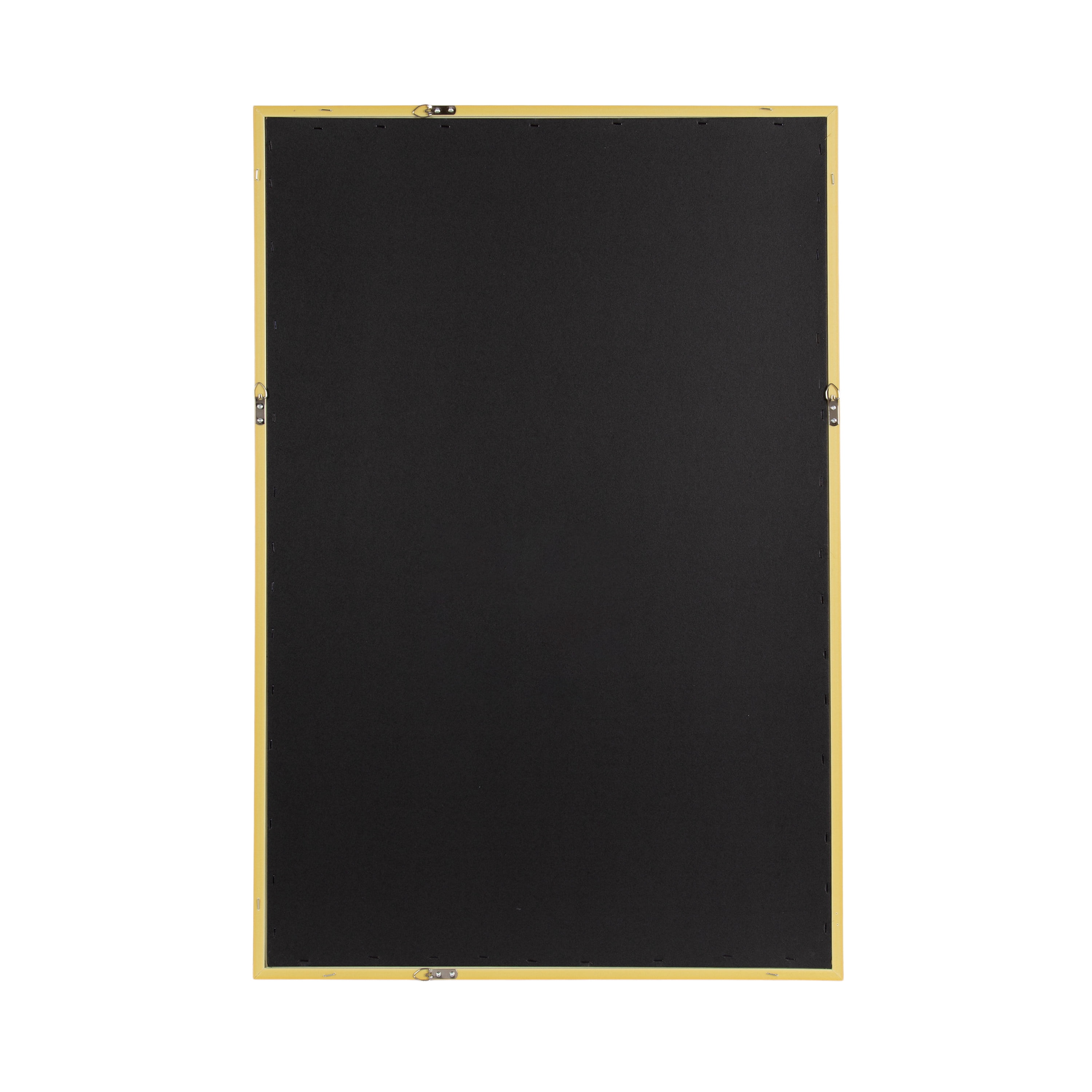 Kate and Laurel Oakhurst Rectangle Framed Linen Fabric Pinboard, 24 x 36, Distressed Black, Traditional Decorative Bulletin Board with Stepped Profile and Lightly Distressed Finish