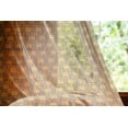 thumbnail image 2 of Zambia Tulle Curtains with Rod Pocket, Kenya Motif Geometrical Effects Print, Sheer Drape for Wedding Party 2 Panels, 7 Sizes, Yellow Brown Green, by Ambesonne, 2 of 3