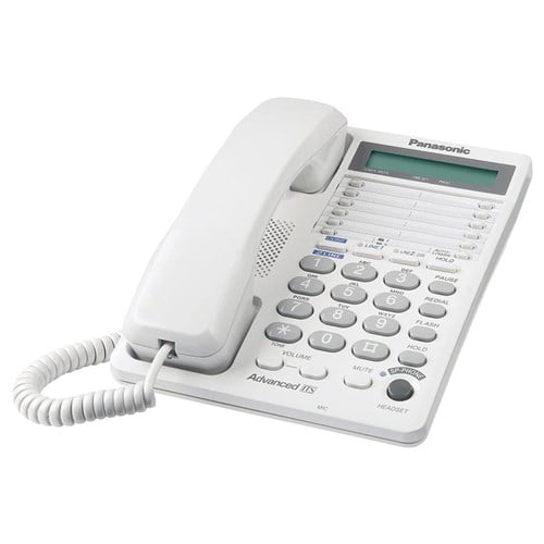 Panasonic KX-TS208W 2 Lines Corded Phone for sale online 