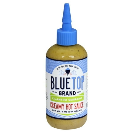 - 7 of Us Blue Top Hot Sauce, 9 oz