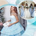 thumbnail image 5 of 11 Yards Organza Ruffled Fabric Ruffle Retro Organza Fabric Trim Edge Gather Ruffle Trim for Applique Sewing Craft Dress Bag Costume Decor (Cyan) DIY, 5 of 9