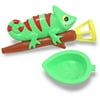 Melissa & Doug Sunny Patch Verdie Chameleon Bubble Blower With Wand, Dipping Tray, and Bubble Solution