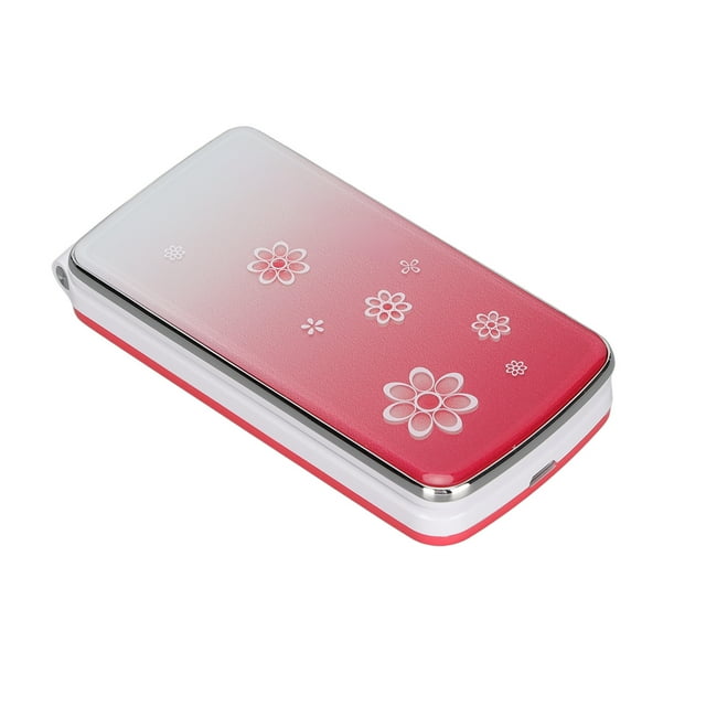 Flip Phone, Teléfono Plegable Desbloqueado Multifuncional De 2,4 Pulgadas Para Niños YLSHRF Rojo