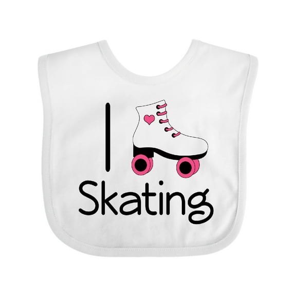 Inktastic Roller Skate Lover Girls Baby Bib