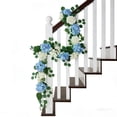 thumbnail image 5 of Hydrangea Garland, Blue and Cream, 6', Easter by Cozilinen, 5 of 6