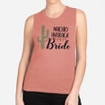 thumbnail image 2 of Nacho Average Bride Women's Muscle Tank X-Large Desert Pink, 2 of 5