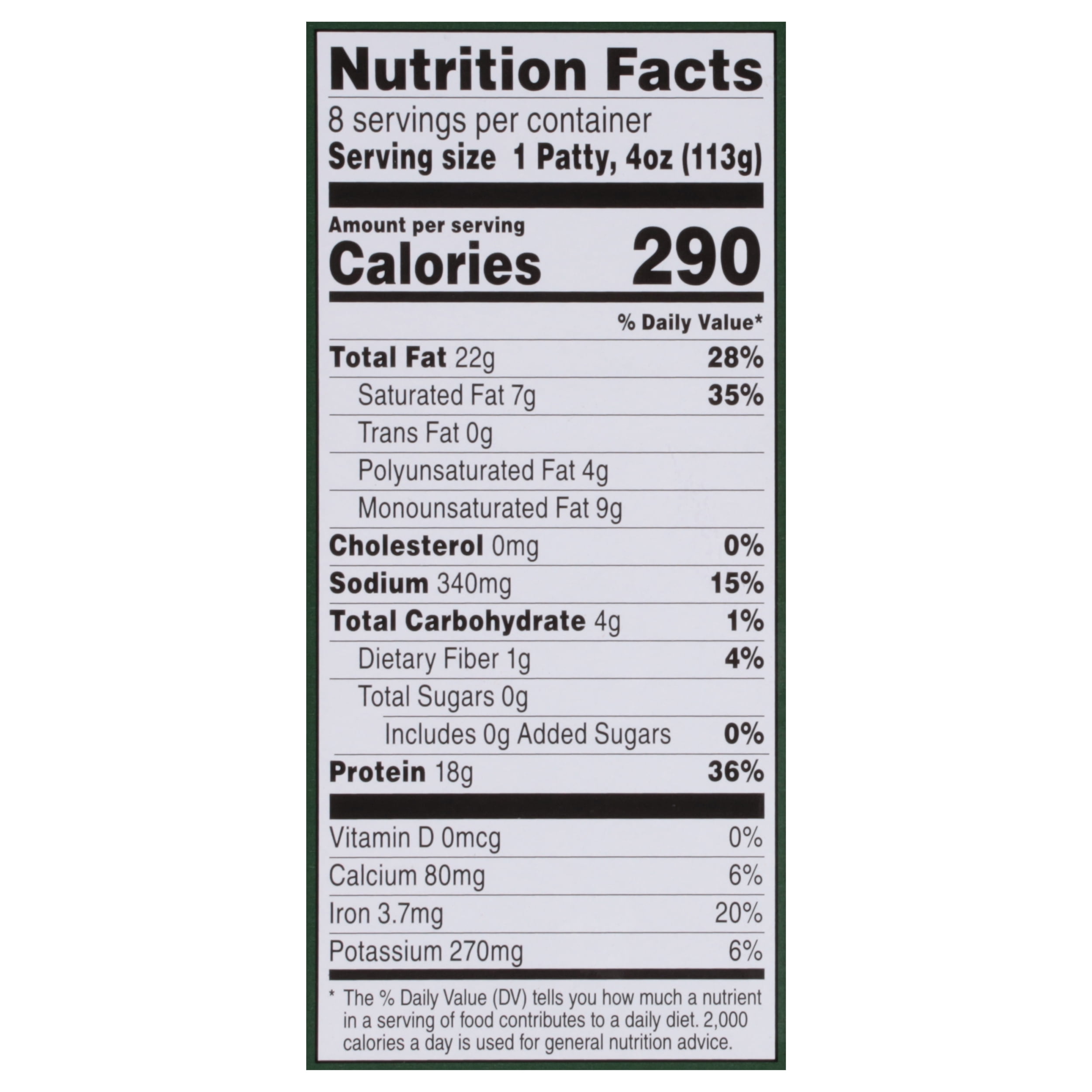 Beyond Meat Cookout Classic Plant-Based Burger Patties, 8 Ct, 2lb (Frozen)