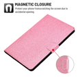 thumbnail image 3 of Galaxy Tab A 10.1 2019 Case, Dteck Glitter Sparkle PU Leather Folio Case Multi-angle Viewing Stand Protective Cover with Card Slots for Samsung Galaxy Tab A 10.1 2019 Model sm-T510 T515, Pink, 3 of 6