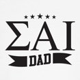 thumbnail image 3 of CafePress - Sigma Alpha Iota Dad Greek Letters T Shirt - 100% Cotton Ringed T-Shirt, 3 of 4