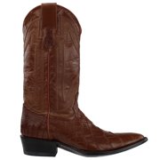 Ferrini Mens American Alligator Square Toe Western Cowboy Boots Mid Calf