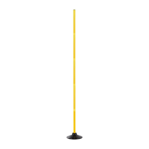 Marcador de entrenamiento de fútbol de la pole de fútbol para el entrenamiento de velocidad de fútbol de hockey 2.5 m