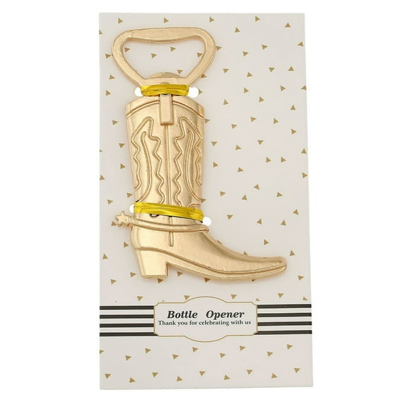 Small Bottle Opener Presents Gold Cowboy Boot Alloy Wedding Beer Openers Tool Novel Groomsmen for Guests