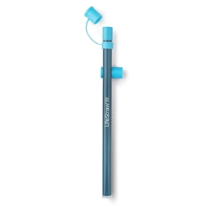 LifeStraw Sip Essential Water Filter Straw, Laguna Blue