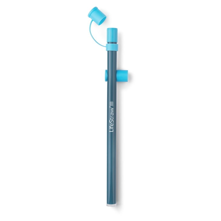 LifeStraw Sip Essential Water Filter Straw, Laguna Blue photo 1