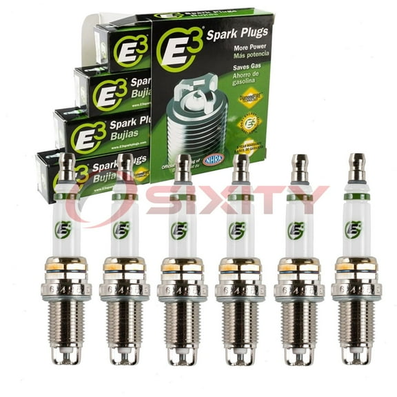 6 pc E3.56 E3 Spark Plugs compatible with 1041 1148 1266 1269 1273 2089 2097 2215 2249 2251 2288 2330 2341 2355 2372 2441 2684 2687 2743 2756 2772 2950 2978 2985 3071 3100 3112 3113 3117 3121 3122