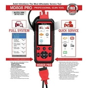 Autel MaxiDiag MD808 Pro With Extension Cable OBD2 Scanner Code Reader Read/Clear Codes DTC Lookup 7 Special Features Oil Reset Battery Reset EPB SAS BMS Upgraded MD806 MD802 AL329 AL529 AL609 AL629
