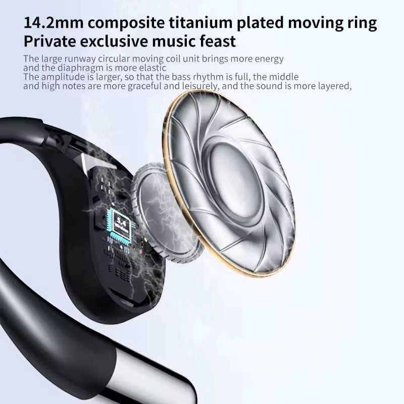 Wireless Earbuds with LED Charging Case, Bluetooth 5.0, Touch Control, Black and Silver (Black,White, Khaki)