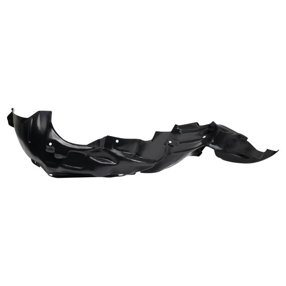 TRQ Front Right Inner Fender Liner Black Passenger Side Fits Select 1993-1997 Toyota Corolla TO1249104
