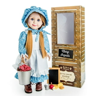 Little House On The Prairie Outfit & Fishing Set, Clothes & Accessories for  18 Inch Dolls