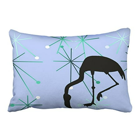 WinHome Multicolor Atomic Starburst Mid Century Modern Flamingo Classy Starburst Decorative Pillow WinHome Multicolor Atomic Starburst Mid Century Modern Flamingo Classy Starburst Decorative Pillow