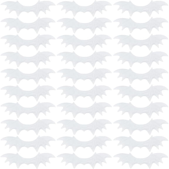 40PCS Bat Wing Hairpins Accessories Imitation Leather Evil Wings Ornament Accessories Decor White Angel Wing Embellishments for Hair Ornament Costume Accessory for DIY