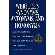 Webster's Synonyms, Antonyms, and Homonyms [Hardcover - Used]