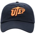 thumbnail image 3 of Men's Top of the World Navy UTEP Miners Staple Adjustable Hat, 3 of 4