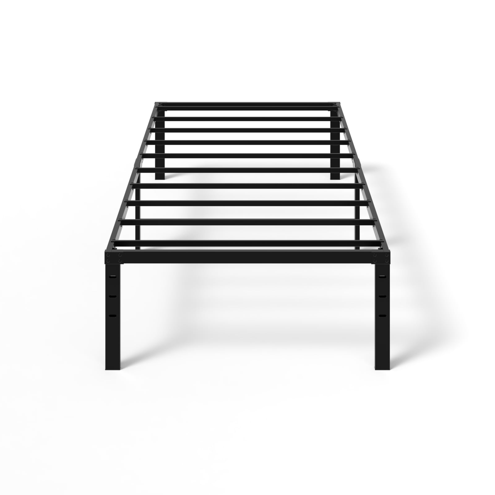 Ktaxon Twin Size Bed Frames, 12" Metal Platform Bed, Black