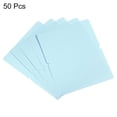 thumbnail image 3 of Uxcell Blank Greeting Cards,50pack Favor Decor Foldable Card ,Blue Pearlescent Paper, 3 of 5