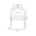 thumbnail image 2 of Bolsa-mochila con bolsillo frontal con cierre-Tide negro 28 x 42 x 16, 2 of 2