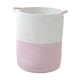thumbnail image 1 of Cesta de almacenamiento multiusos, cesto para ropa, cesto para ropa sucia tejido para el hogar, cesto para ropa sucia para organizar el dormitorio, la Rosa, 1 of 9
