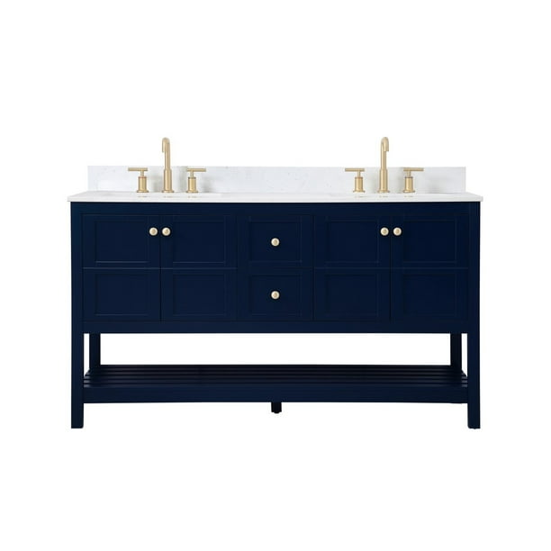 Elegant Decor 60 Inch Single Bathroom Vanity In Blue With Backsplash Com - 60 Bathroom Vanity Single Sink Blue Elegant Decor 60 Inch Single Bathroom Vanity In Blue With Backsplash Com - 60 Bathroom Vanity Single Sink Blue