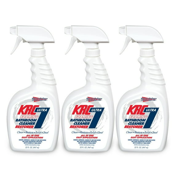 KRC-7® Ultra Foaming Bathroom Cleaner Original Gel Formula, 32 Oz. (Pack of 3)