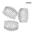 thumbnail image 4 of Qarigey 10x peines laterales para el cabello, peine tenedor de plástico con puntiagudos, herramientas de estilismo de joyería, Type3 NO3, 4 of 6