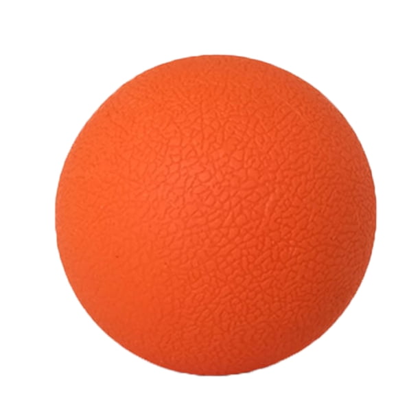 Sonducket Pelota de masaje de para músculos del brazo trasero del pie TPE, pelota de Yoga para Fitness, herramientas de masaje para Uniforme atlético naranja