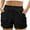 Black, variant on UAMVSH Womens Sweat Shorts Casual Summer Comfy Elastic High Waist Running Short Pants with Pockets
