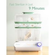 Momcozy Large Bottle Sterilizer and Dryer, 3 Layers Electric Sterilization Machine for All Baby Bottles & Breast Pump Accessories