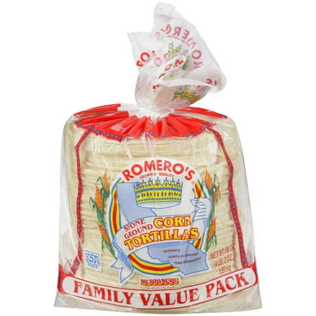 Romero's Stone Ground Corn Tortillas, 72 ct