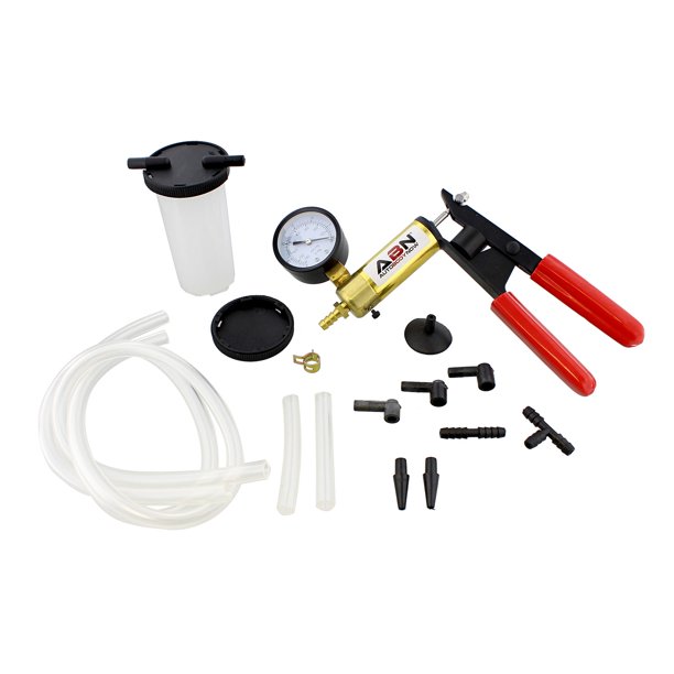 ABN Brake Bleeder Kit Universal Vacuum Pump Bleeding Set for Automotive