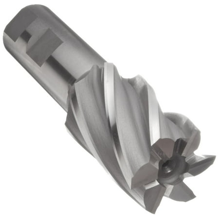 

C Cobalt Steel Square Nose End Mill Weldon Shank Uncoated (Bright) Finish Non-Center Cutting 30 Deg Helix 6 Flutes 4.2500 Overall Length 1.2500 Cutting Diameter 0.75 Shank Diameter