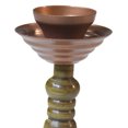 thumbnail image 5 of Handmade Bronze Color Coated Iron & Wood Traditional Pillar Candle Holder 8.26 x 3.5 x 3.5 Inches, 5 of 5