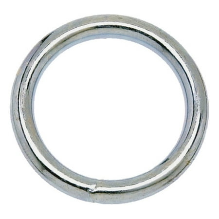 

2pk Campbell Chain T7662154 Welded Ring 2 Inch Inside Diameter Polished Solid Bronze