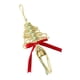 thumbnail image 2 of Colgante de árbol de Navidad con campana, suministros de decoración navideña, accesorios para fotos, manualidades Amarillo, 2 of 9