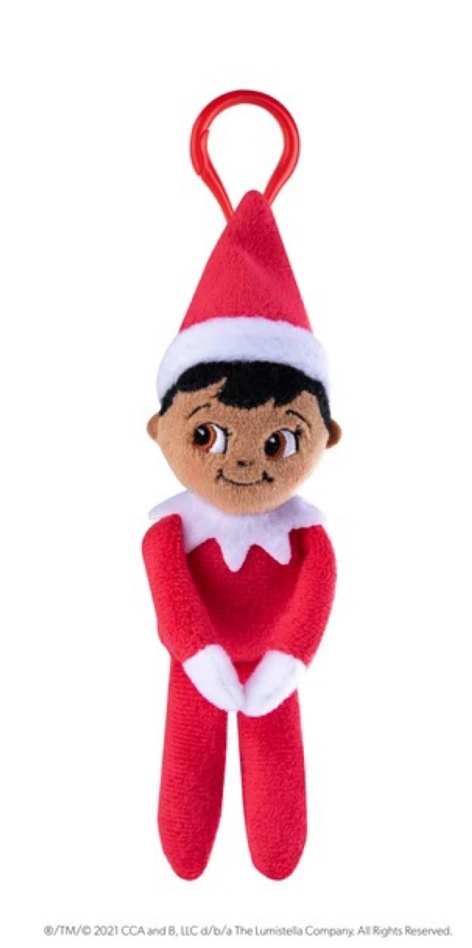 The Elf on the Shelf Plushee Pals Mini ClipOn 4" Boy Dark
