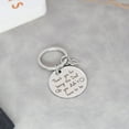 thumbnail image 4 of Daddy Keychain Thank You for Being The Dad You Didn't Have To Be Keyring Father's Day Gift From Daughter Son Key Chain, 4 of 5